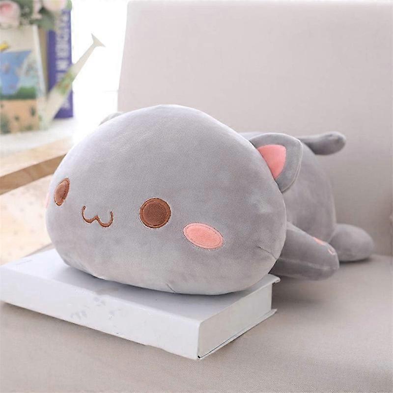 Plush Toys Cat, 30 cm Cat Plush Cushion Cuddly Toy Kawaii Stuffed Animals Cat Animal Doll