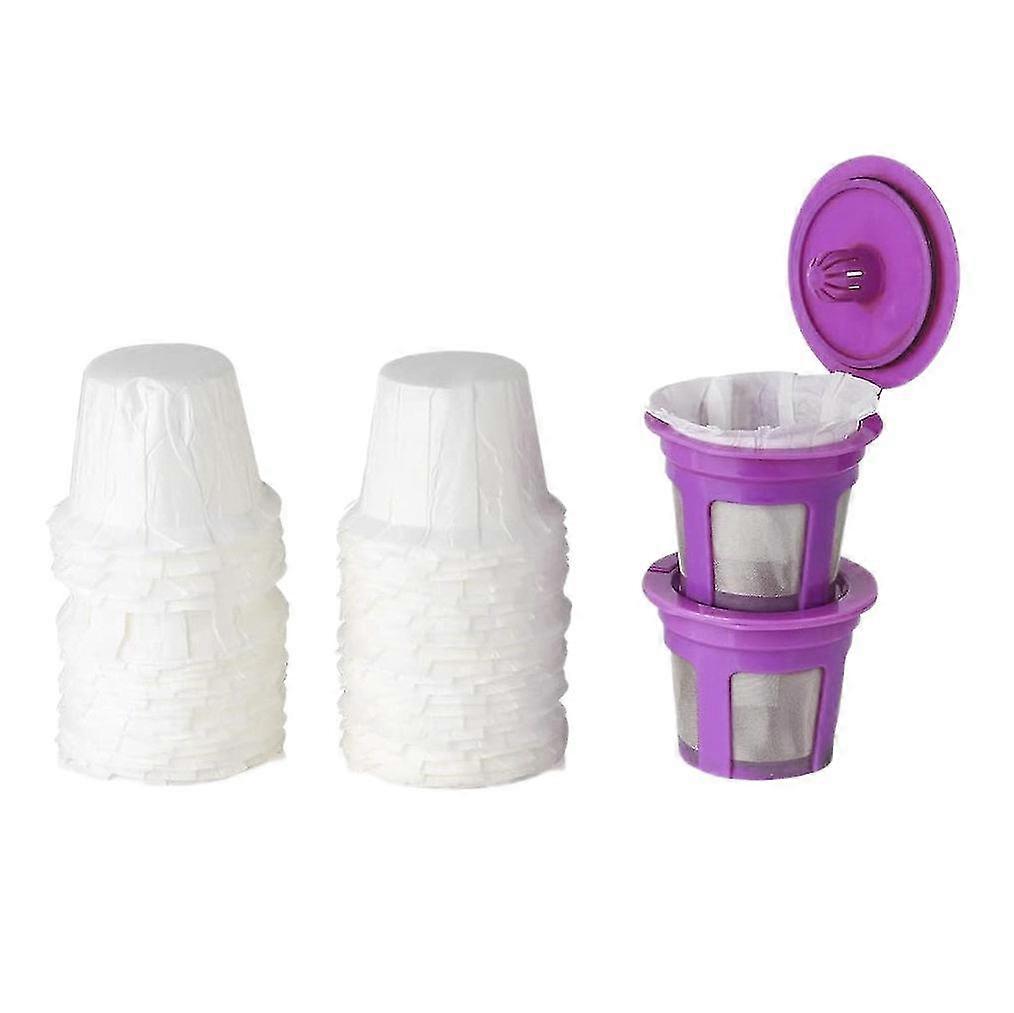Disposable Paper Filters And Refilable K Cups Set With Coffee Filter And Reusable K Cups Compatible