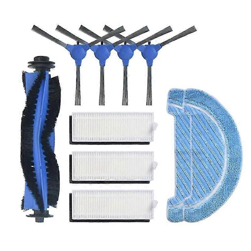 For Conga 1099 Conga 1990 Connected Vacuum Hepa Filter Main Side Brush Mop Cloth Rag