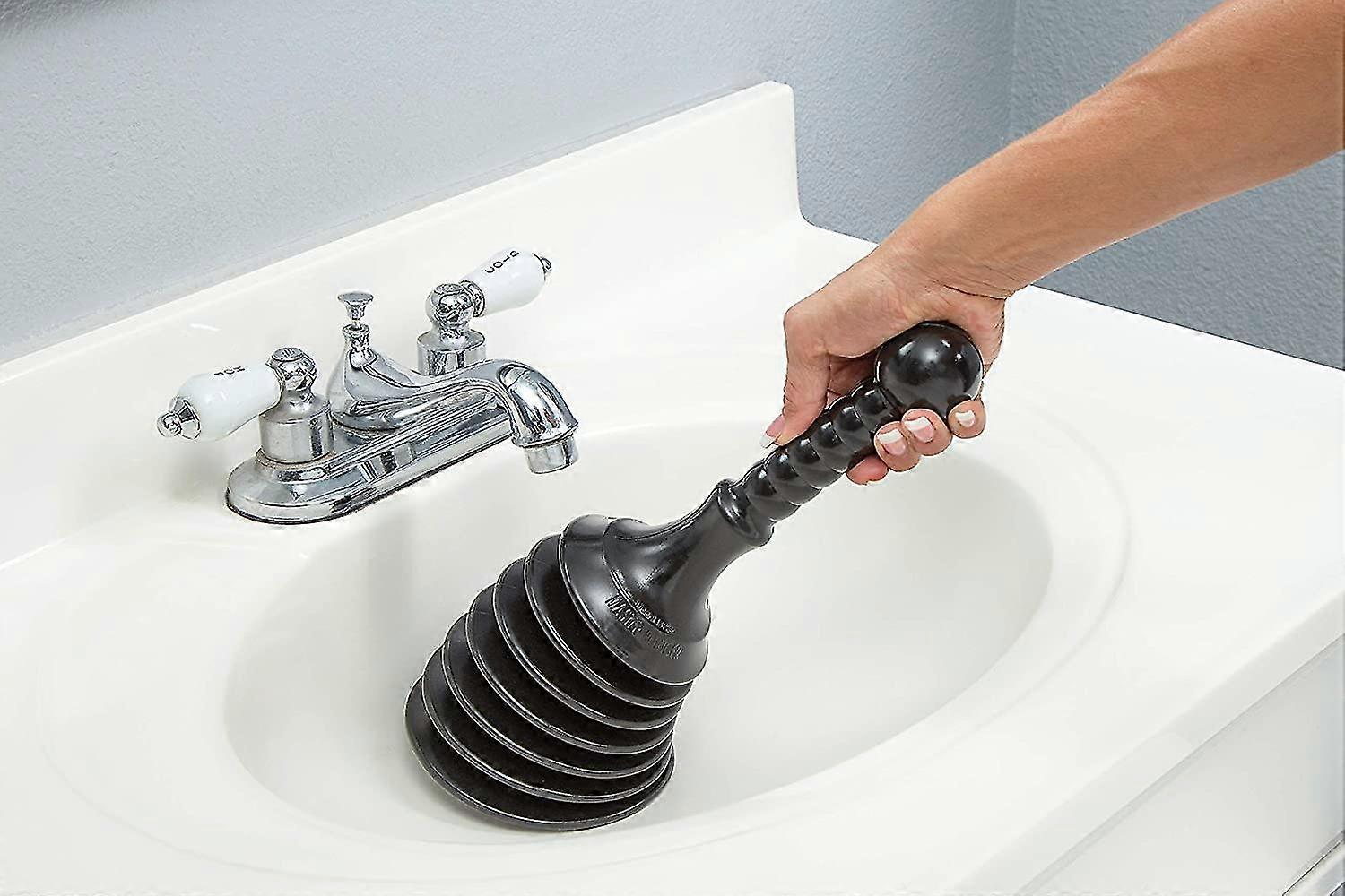 Master Plunger Mps4 Sink & Drain Plunger For Kitchen Sinks, Bathroom Sinks, Showers, And Bathtubs. Small And Strong Design With Large Bellows Commerci