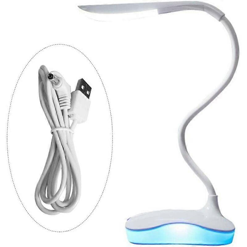 Four-leaf clover LED desk lamp student eye protection desk lamp USB charging dual-use dormitory lamp blue light