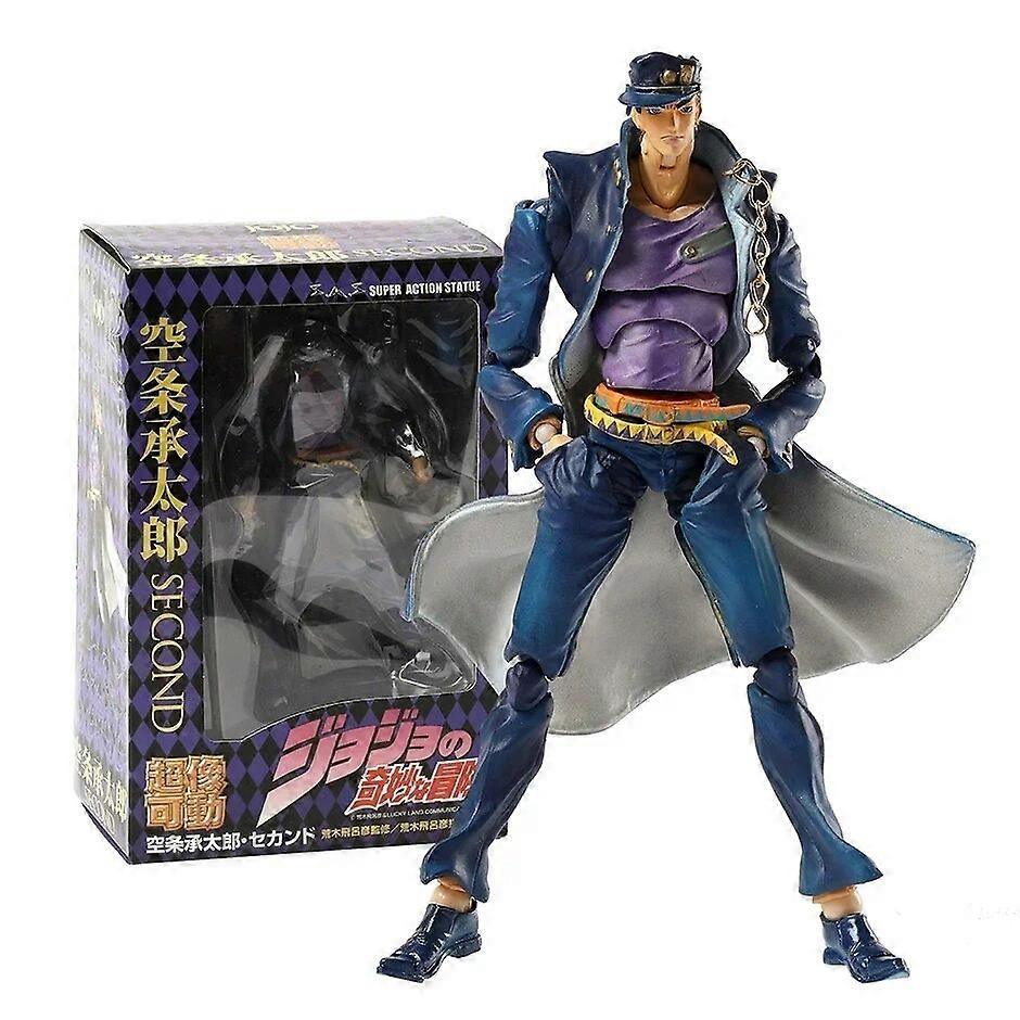 SAS JoJo's Bizarre Adventure Kujo Jotaro Second Action Figure Figurine Collection Toy Gift