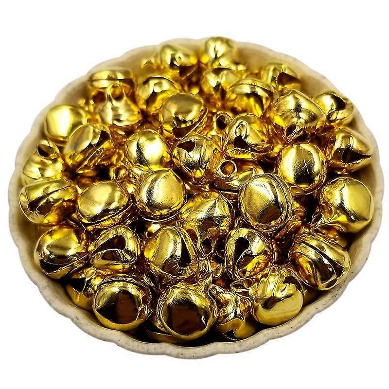 家庭派对用品工艺圣诞铃儿响叮当DIY珠宝配件DIY手镯项链礼物10-50件铁铃铛6-12mm P