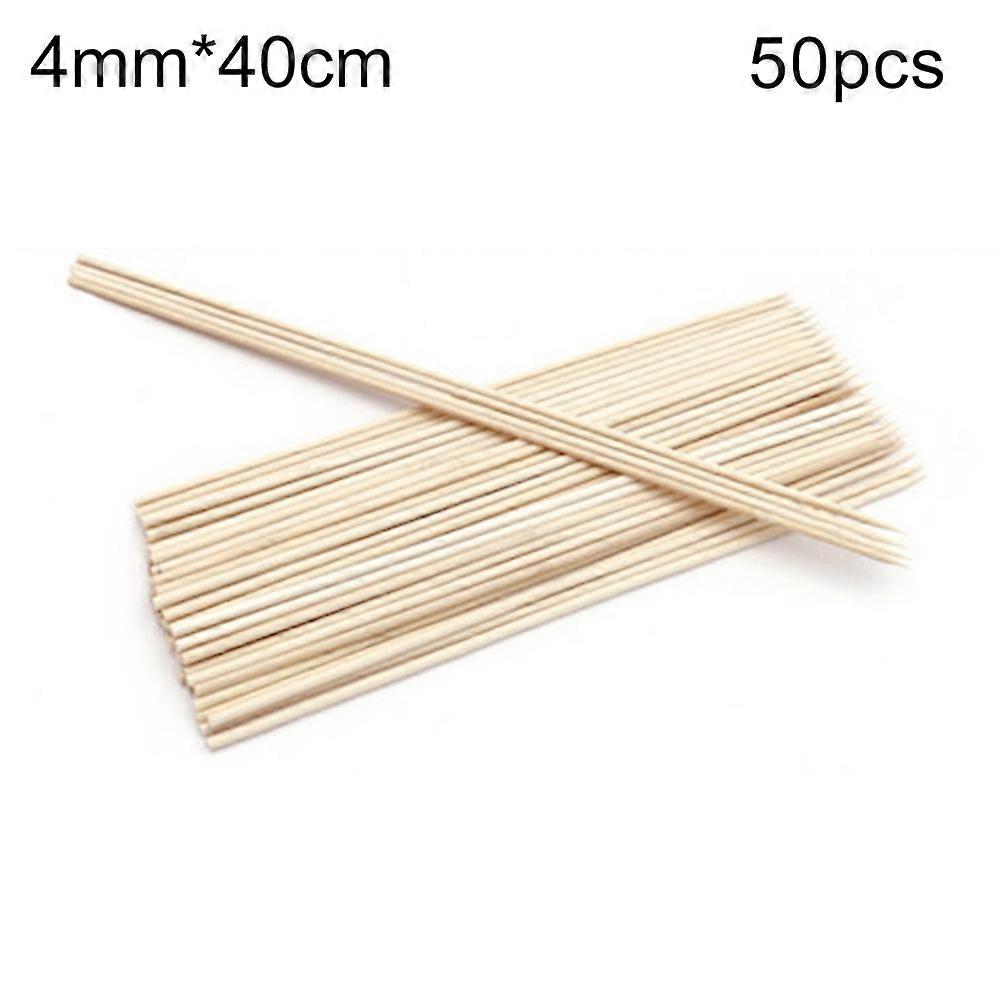50/100Pcs Disposable Barbecue BBQ Bamboo Skewers Meat Food Meatballs Wood Sticks KAESI