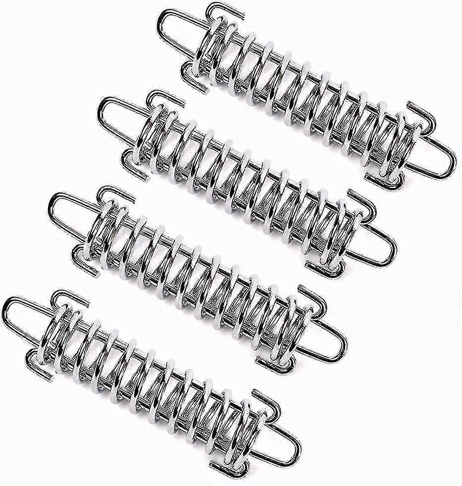 Starlight-4 Pieces Shade Sail Spring, Shade Sail Tensioner Spring, Shade Sail Tension Spring, Camping Tent Tension Spring, Steel Tent Spring Rope Buck