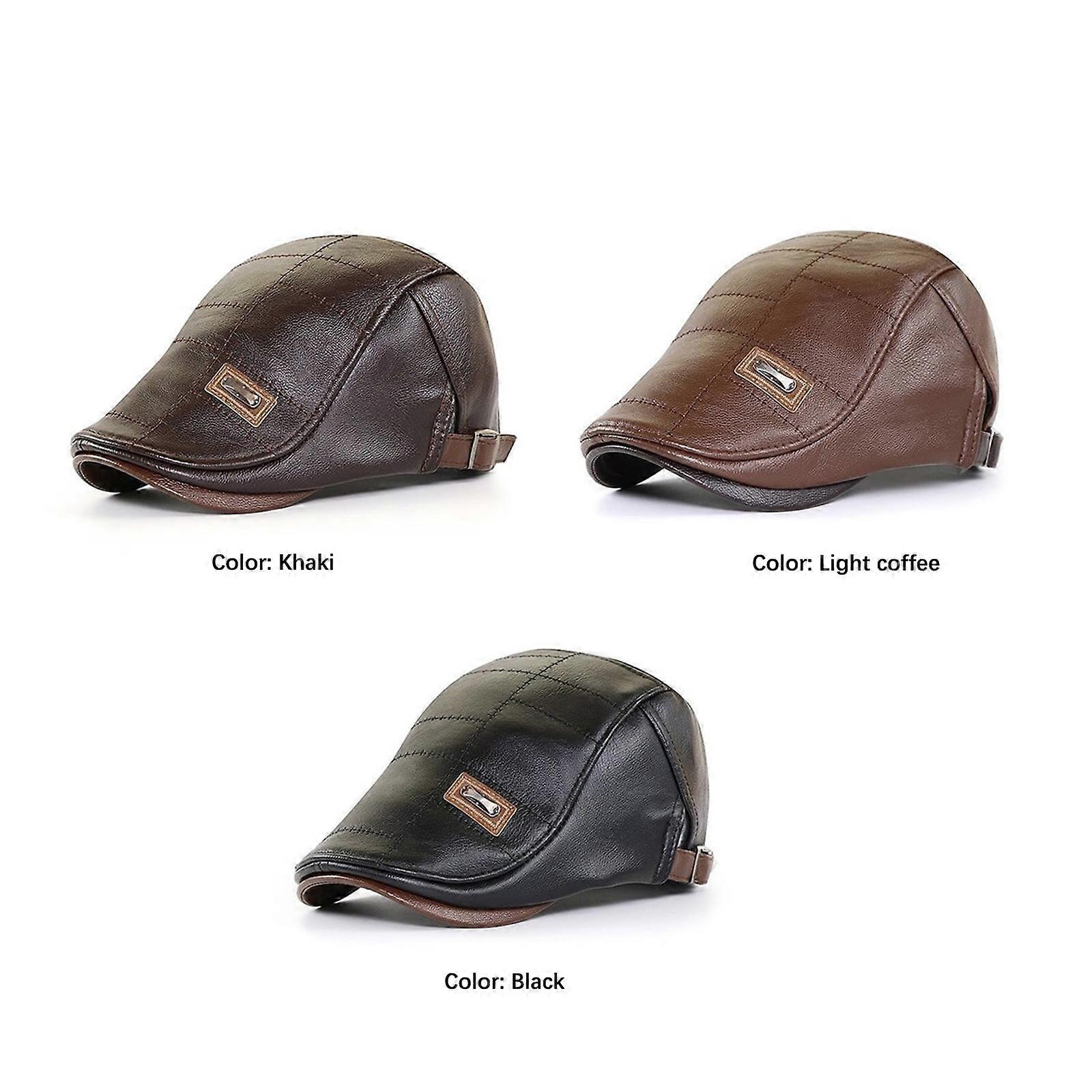 Casquette Plate Gatsby En Tweed PORSYOND - Style Vintage Réglable - Pour Homme - Couleurs Irrégulières