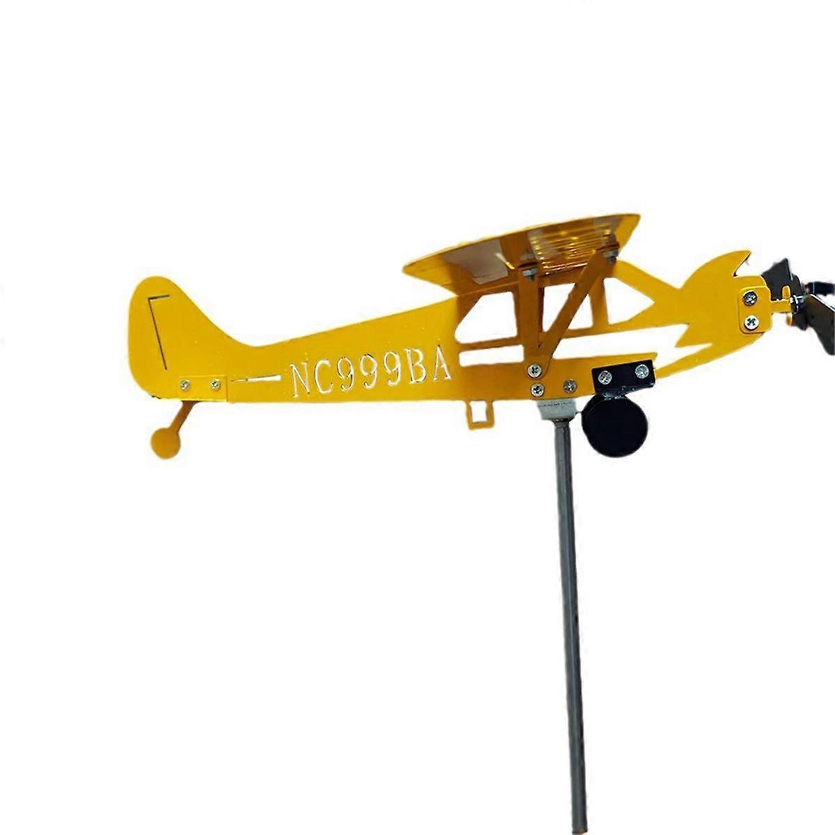 Whirligigs and Wind Spinners Airplane Windmill Iron Wind Spinners Wind Plane Sculptures Spinners Ai