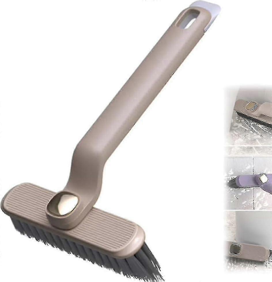 Brosse de nettoyage de crevasse rotative multifonction, brosse de nettoyage de crevasse à poils durs, brosse de nettoyage de crevasse rotative à 360°, brosse rotative pour le nettoyage