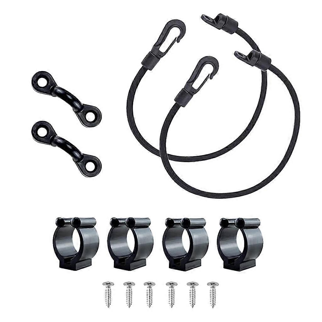 Rod Tamer Strap Holder & Positioning Clamp Connector 4 Straps