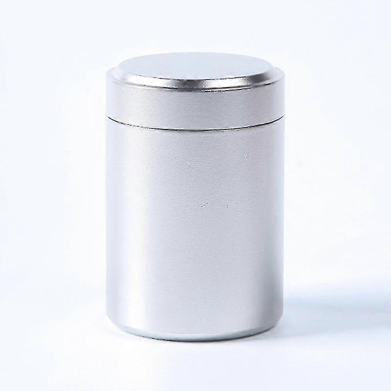 2pcs気密防臭金属ハーブは、ポータブルトラベルティースタッシュジャーコンテナツールをすることができます