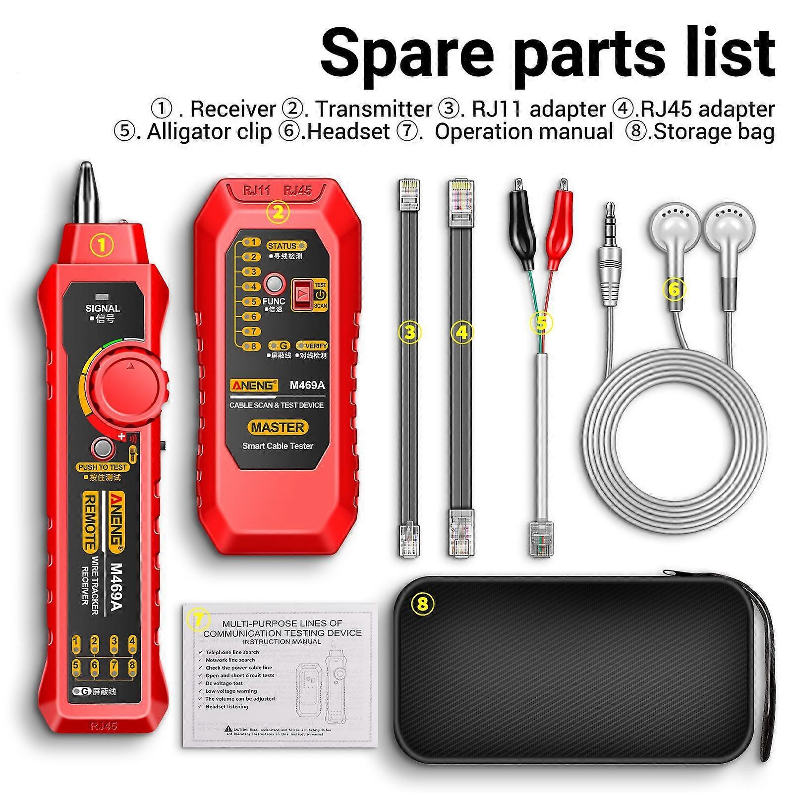 Network Line Finder M469A Multifunctional Network Line Finder
