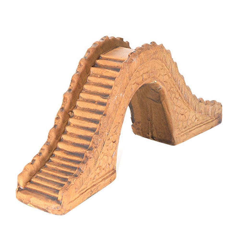 Fish tanks are decorated with ceramic bridges, which are very suitable for aquariums and fish tanks.
