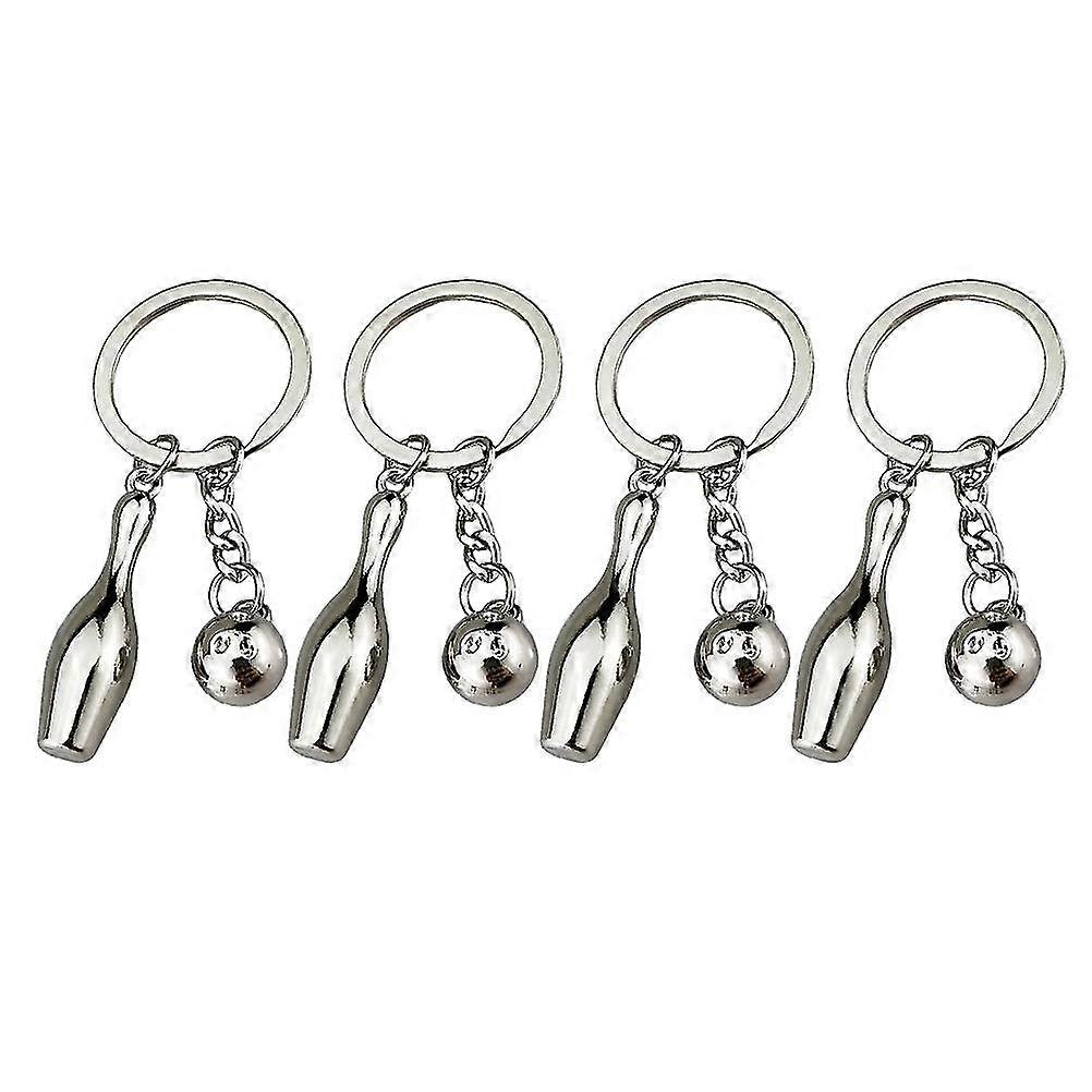 4 kpl tennisavaimenperä keilailuriipus keilailuavaimenperä urheiluavaimenperät keilailuavaimenperä