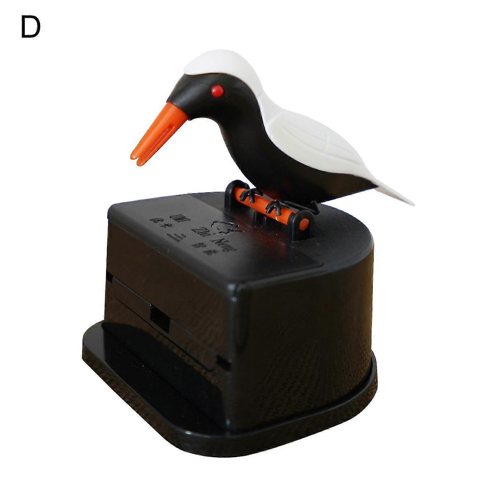 Toothpick Container Clean Push-on Design Large Capacity 3d Bird Shape Toothpick Dispenser Household Supplies