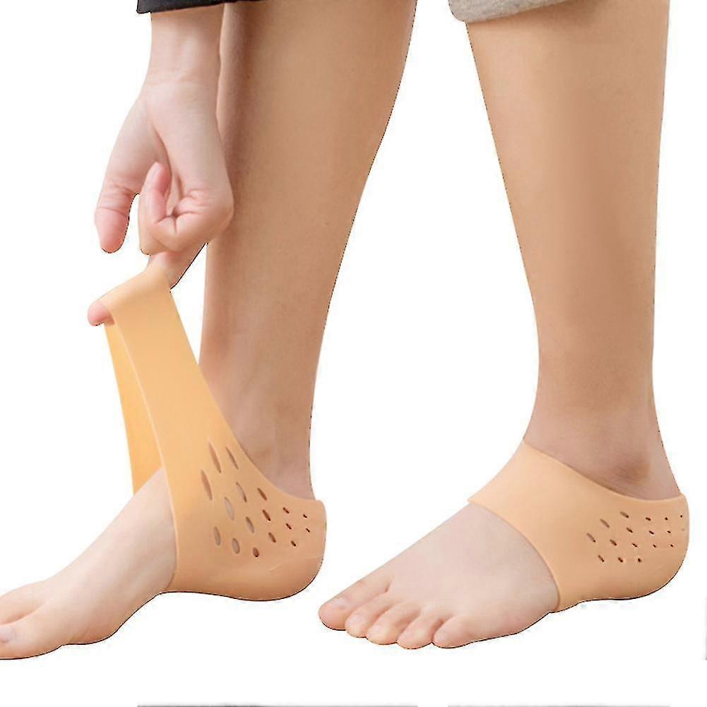 Height Increase Heels Sleeves Gel Heel Height Invisible Elevators Pads Arch Support
