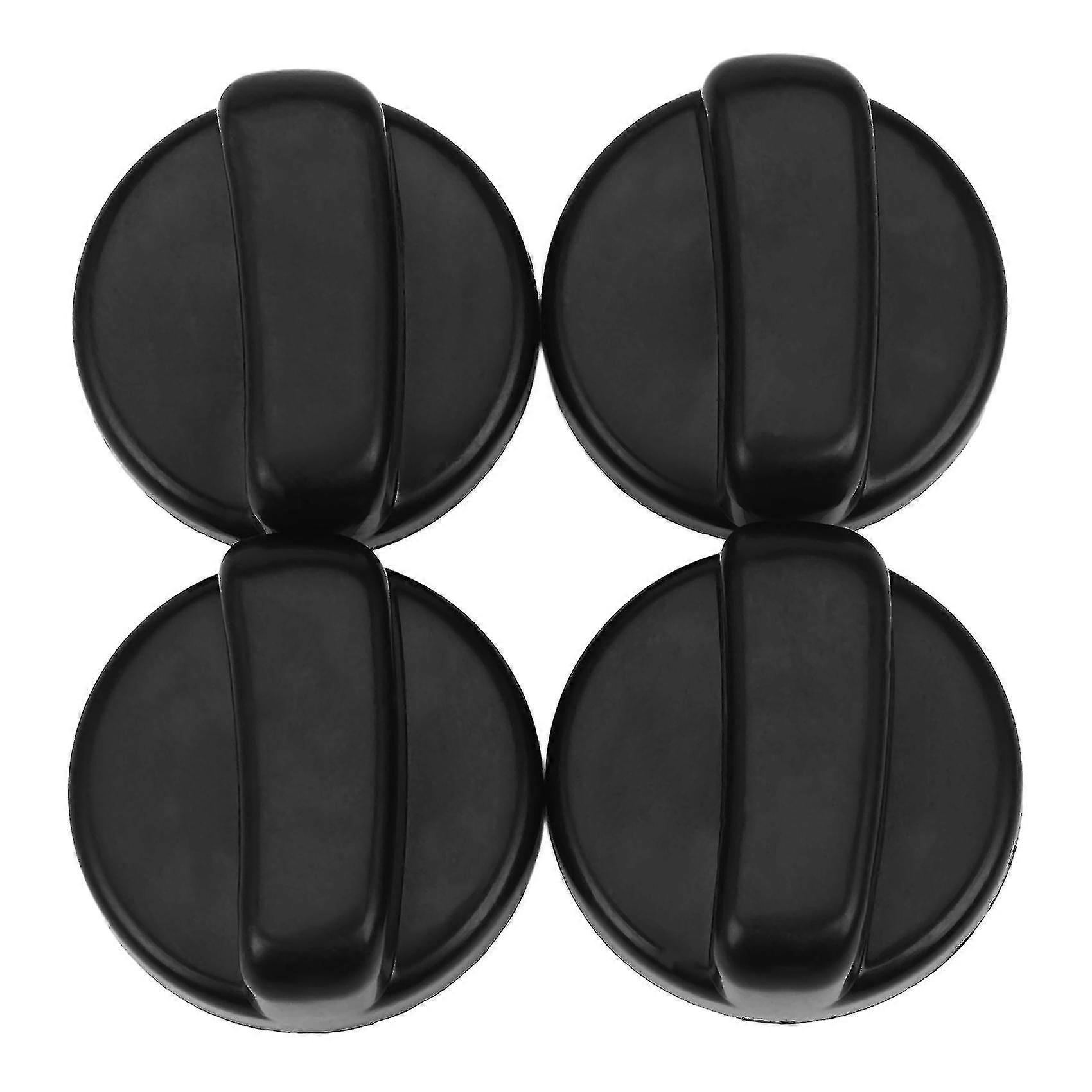 Kitchen 44 Mm Diameter Plastic Black Button Switch For Gas Cooktop 4