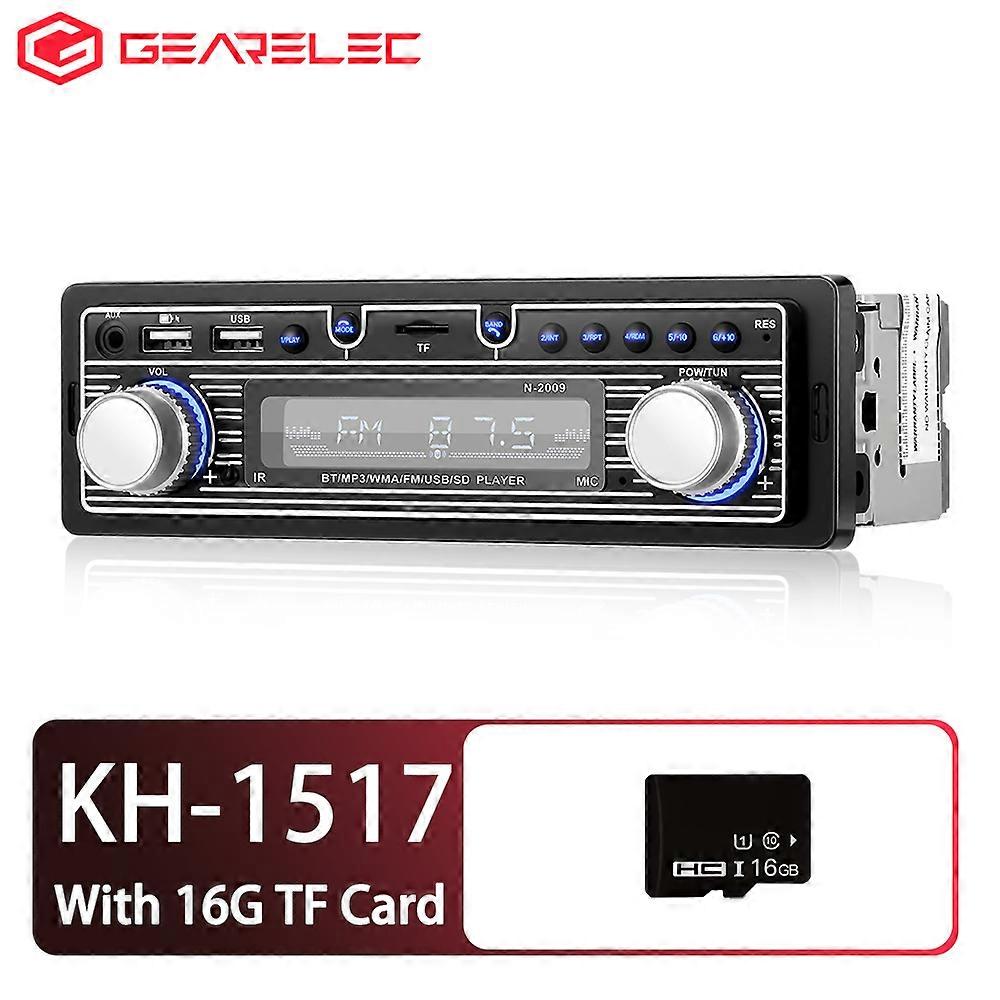 Universal Car Radio 1 Din Bluetooth Autoradio Stereo 12V MP3 Multimedia Player FM Receiver FM/USB/BT with In Dash AUX Input