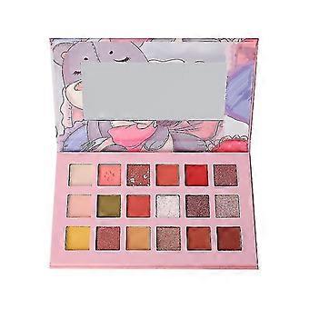 18 kleur glitter oogschaduw waterdichte langdurige make-up palet