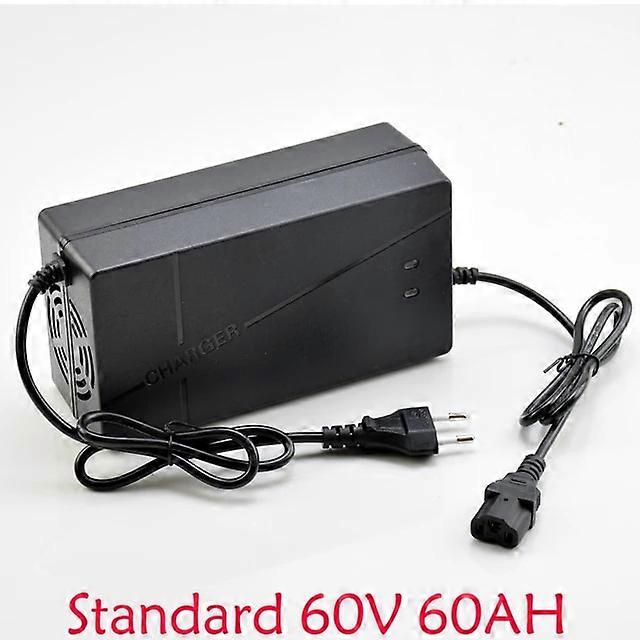 بطارية الرصاص الحمضية 48V 60V 72V 96V 50AH 60AH شاحن ذكي للدراجات الكهربائية دراجة ثلاثية العجلات الدراجات البخارية ATV الذهاب كارت