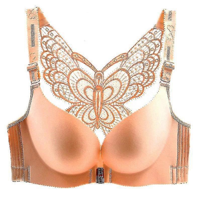 Saumattomat edessä suljettavat rintaliivit Butterfly säädettävät push up -rintaliivit Plus -kokoiset rintaliivit naisille Langaton Bralette