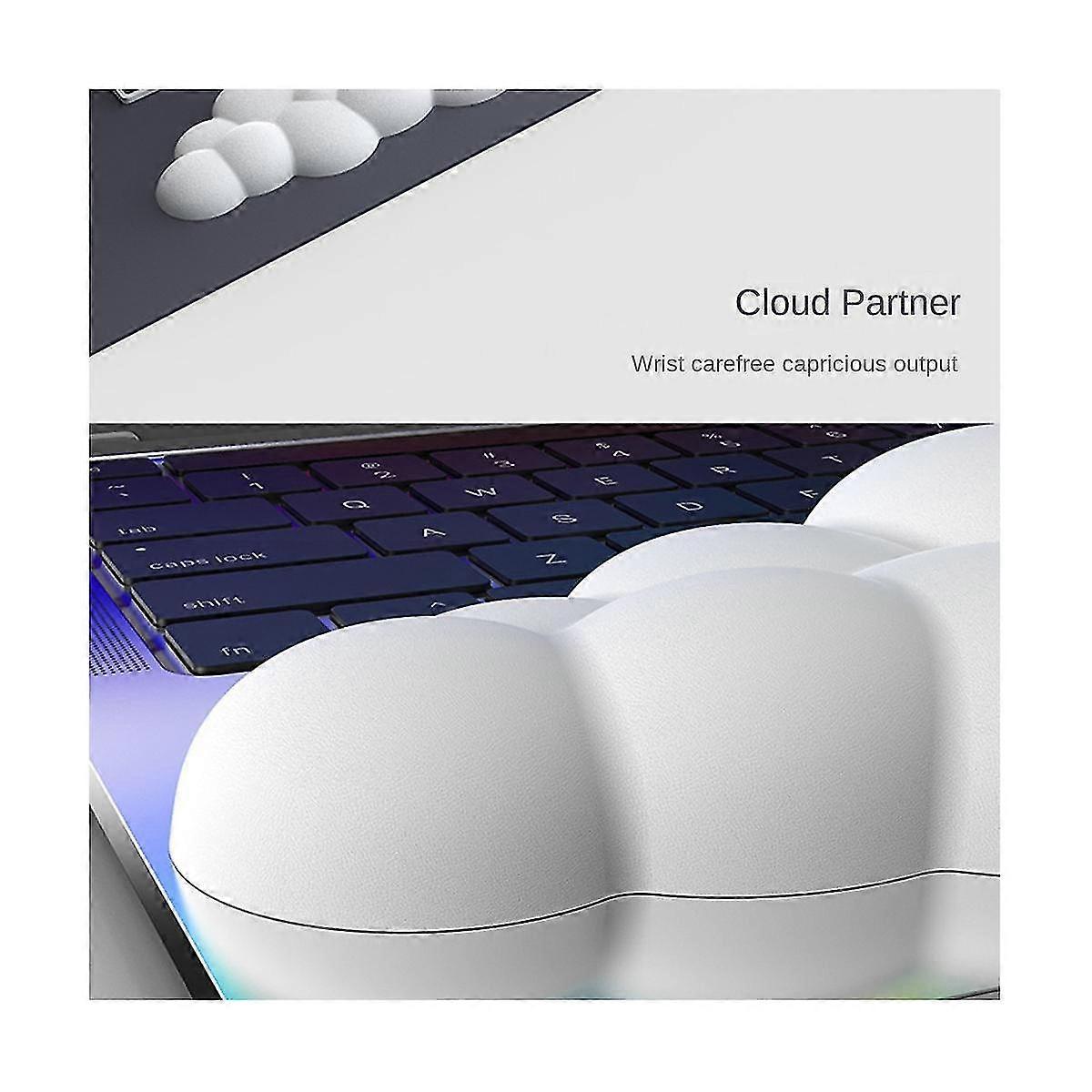 Cloud Keyboard Wrist Rest Soft Leather Memory Foam Wrist Support Cushion For Easy Typing Pain Relief Anti-, F Short