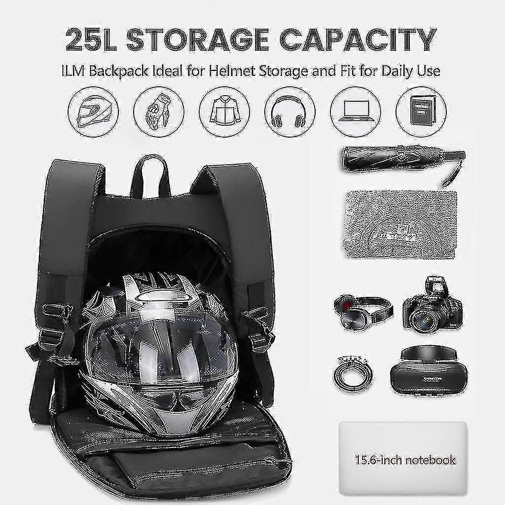 Large Capacity Waterproof Motorcycle Helmet Traveling Bag Backpack