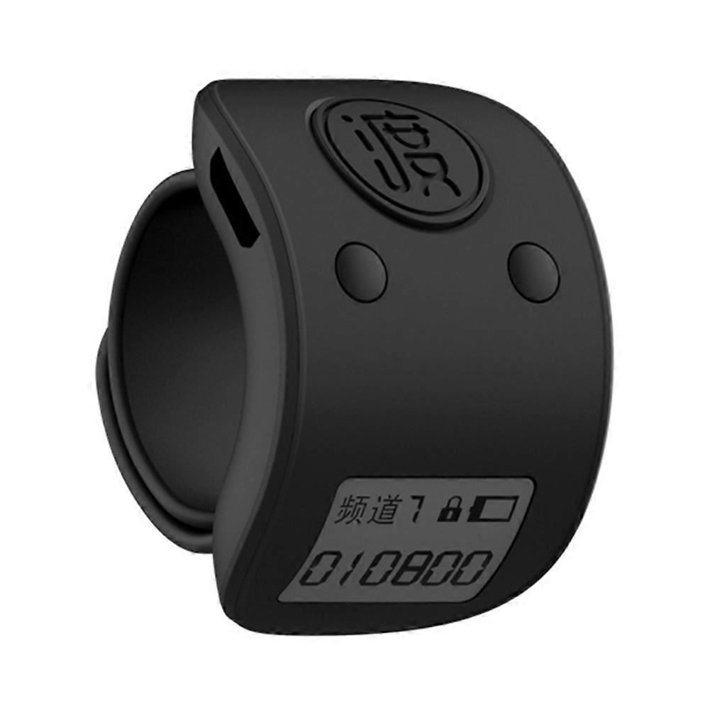 Mini Digital LCD Electronic Finger Ring Hand Tally Counter 6 Digit Rechargeable Counters Clicker-Bl