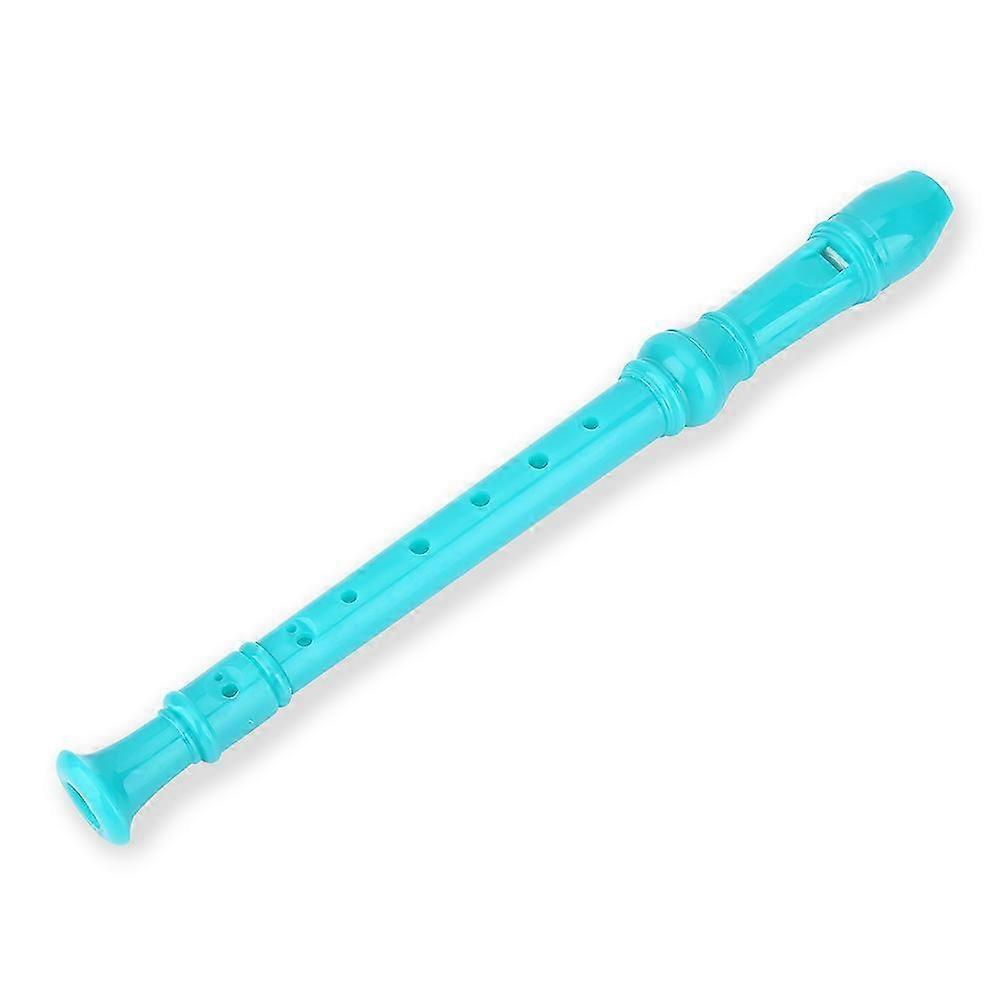 High Pitch Soprano Recorder Flute with 8 Holes ABS Instrument for Kids Green