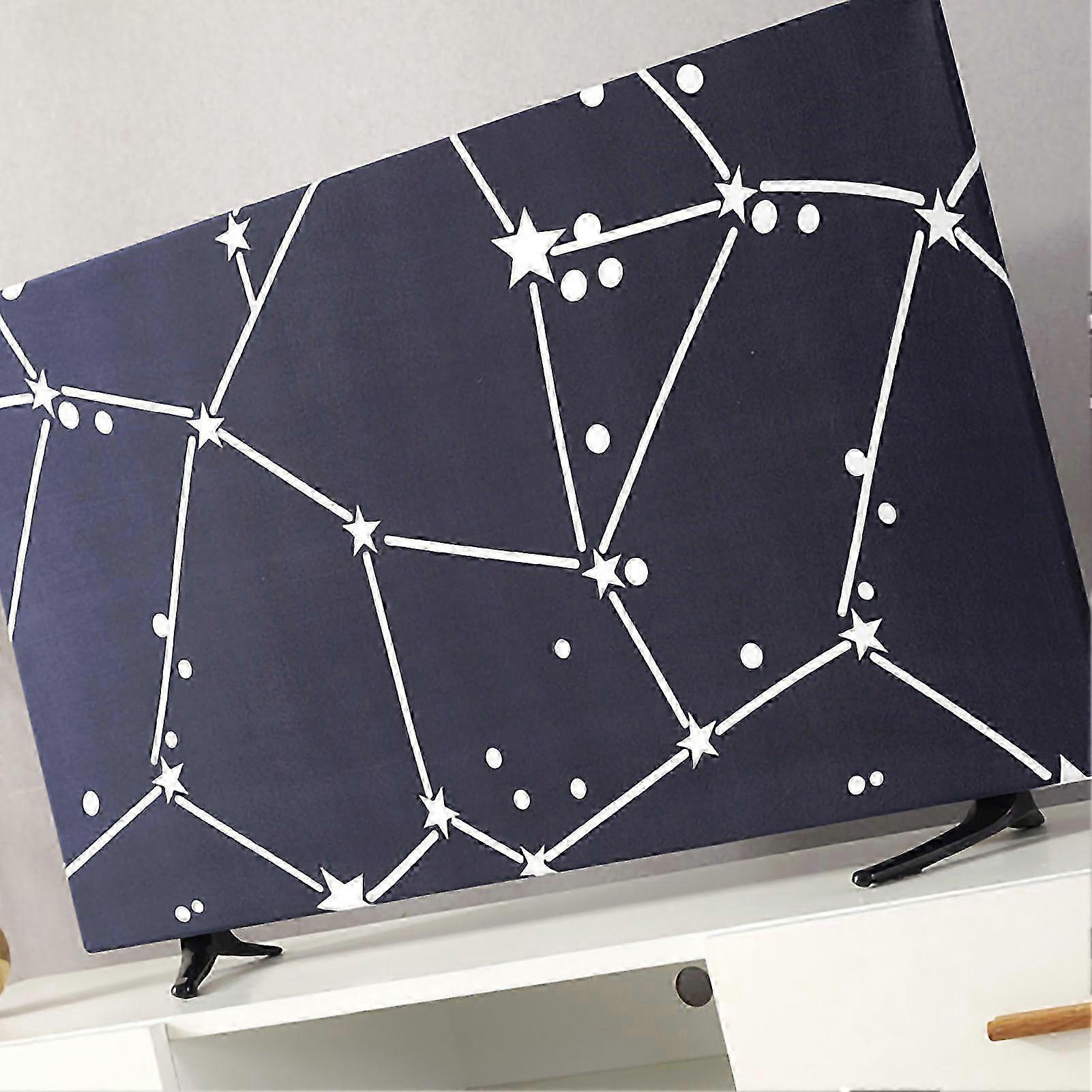 Universal Weatherproof Dustproof TV Cover for 32 Inch Televisions - Elastic Hanging Protector for Home Use