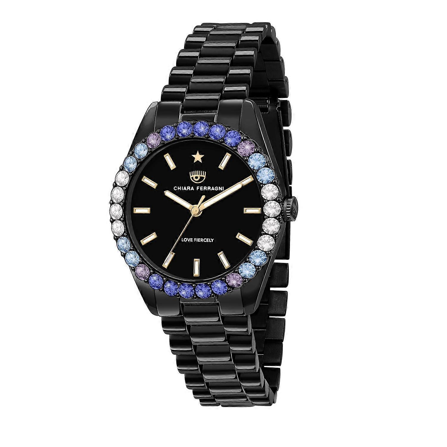 Chiara Ferragni Everyday Black Zircon Watch