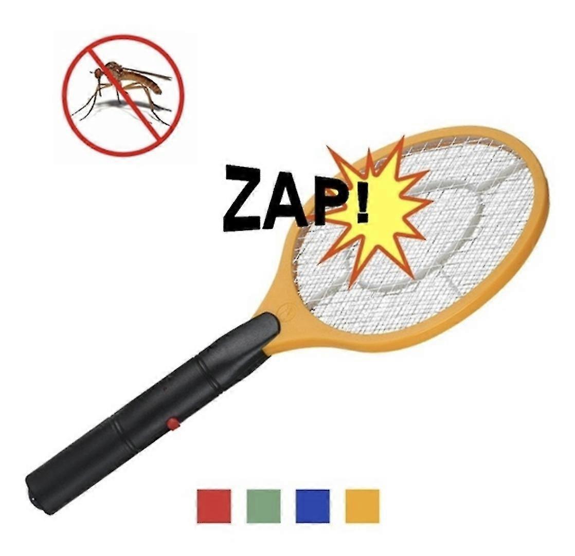 2x Bug Zapper Racket Fly Mosquito Pest Swatter Net Racquet Electric Insect Killer