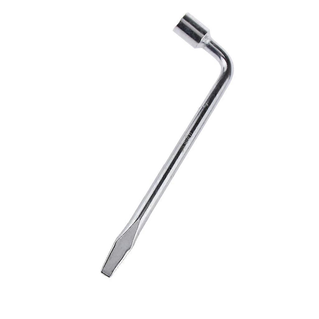 17mm Car Wheel Tire Tool Lug Nut Bolt Wrench Crank Tire Hex Key Spanner Stainless Steel For Auto Vehicle RV Truck Trailer Camper xjcl