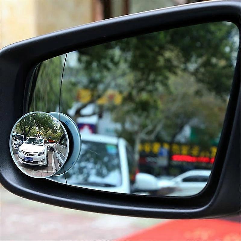 360 Degree HD Blind Spot Mirror Adjustable Car Rearview Convex Mirror for Car Reverse Wide Angle Vehicle Parking Rimless Mirrors