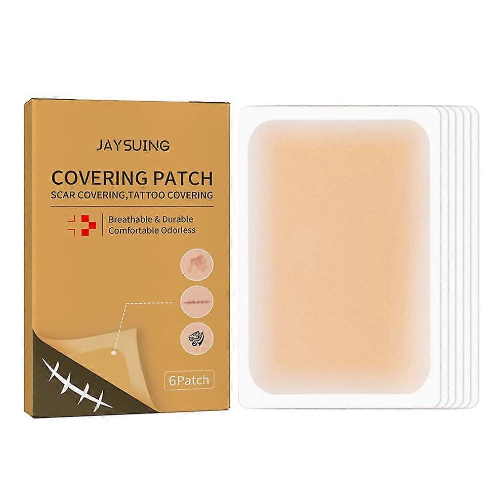 Ruban de dissimulation de tatouage et de défaut, 6 pcs/boîte Ruban adhésif de dissimulation de peau de tatouage imperméable à l’eau