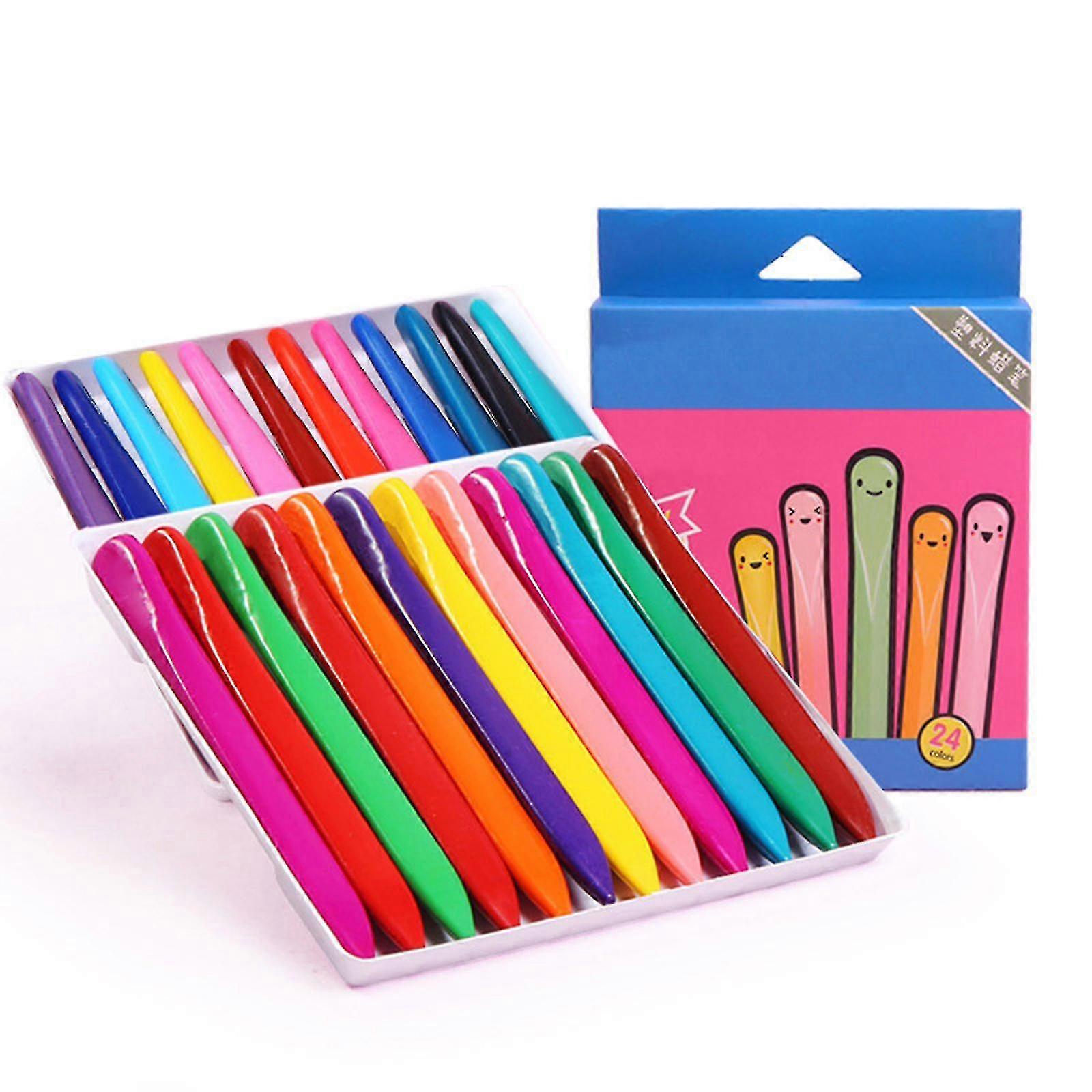 36 Colors Triangular Crayons Triangular Colouring Pencil For Students Kids Children