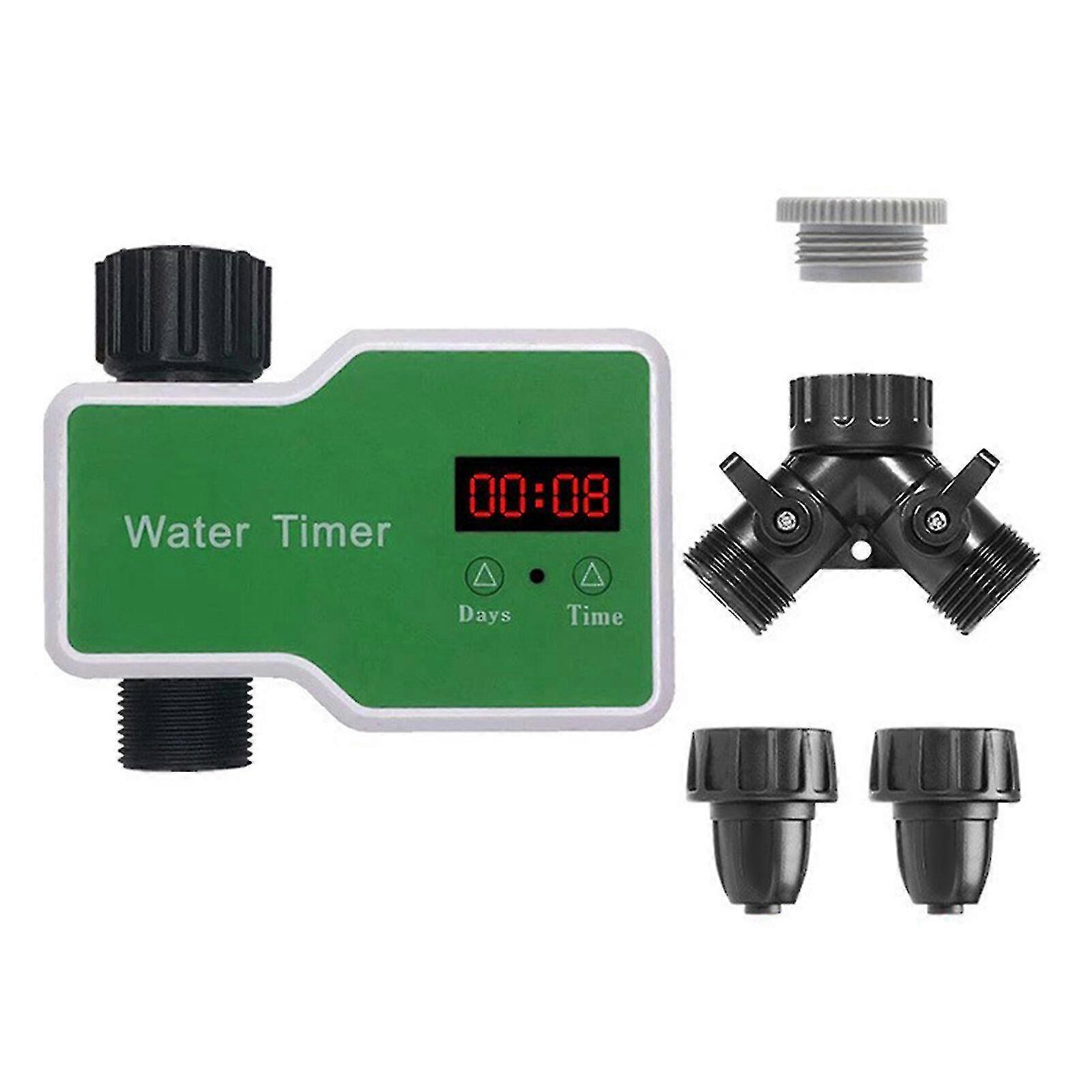 Automatic Watering Device Dual Outlet Timer For Garden Supplies And Irrigation Tools