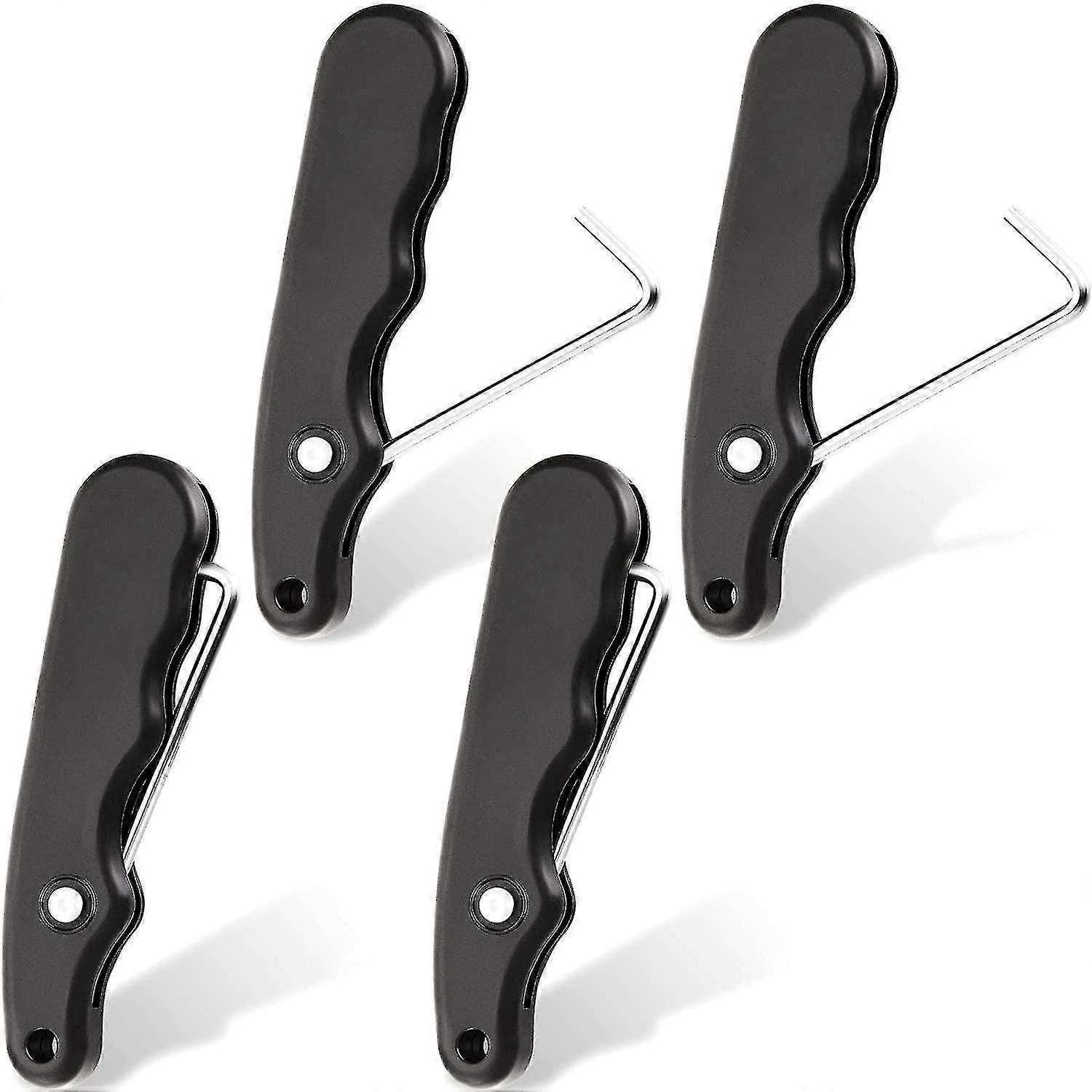 4pcs Folding Shoe Lace Puller,portable Lace Tightener Tool,skate Lace Tightener For Ice Skates Skat
