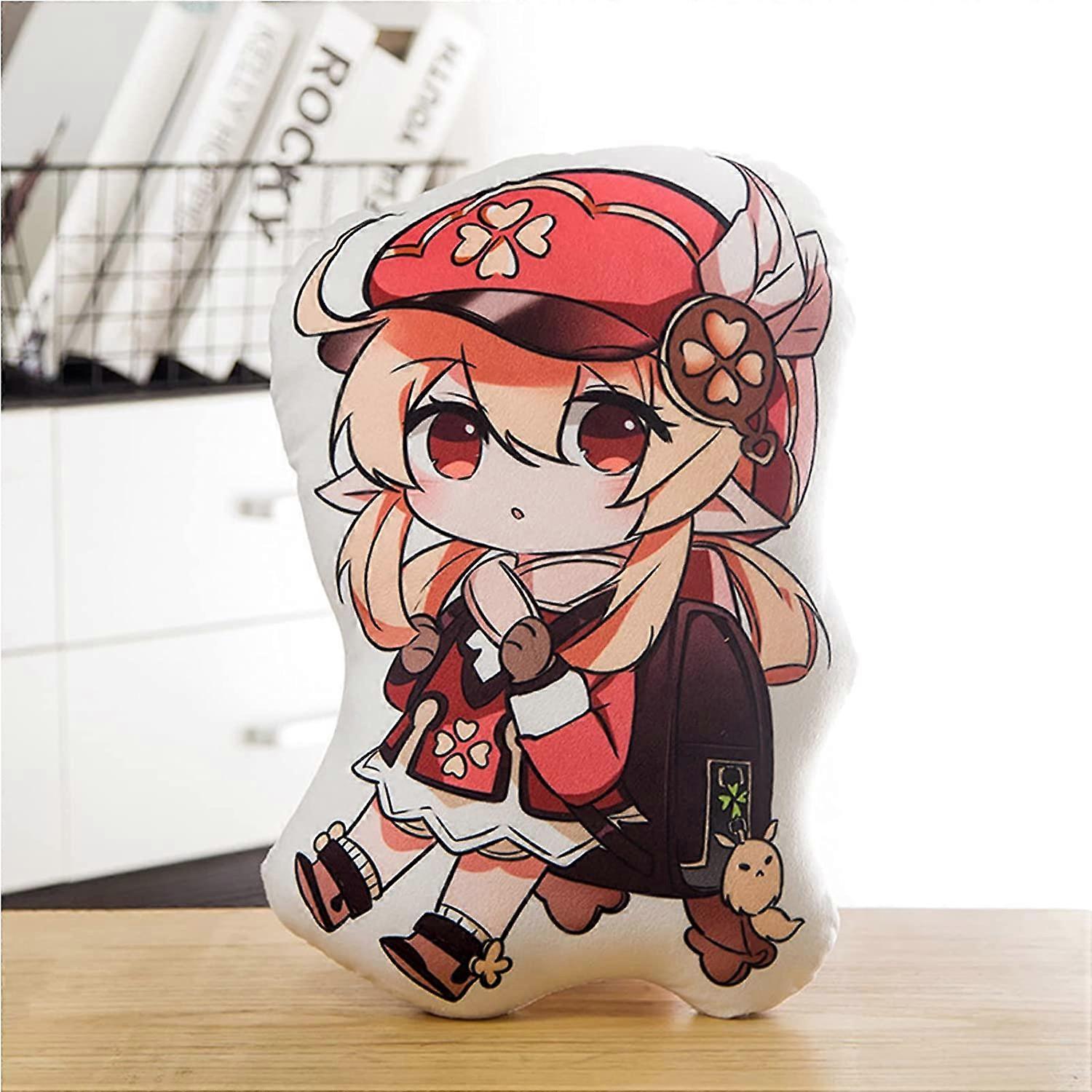 原神インパクトぬいぐるみ枕、おもちゃ枕ソフト漫画人形ソファクッション抱き枕、コスプレアニメゲームキャラクター枕とコレクションとG