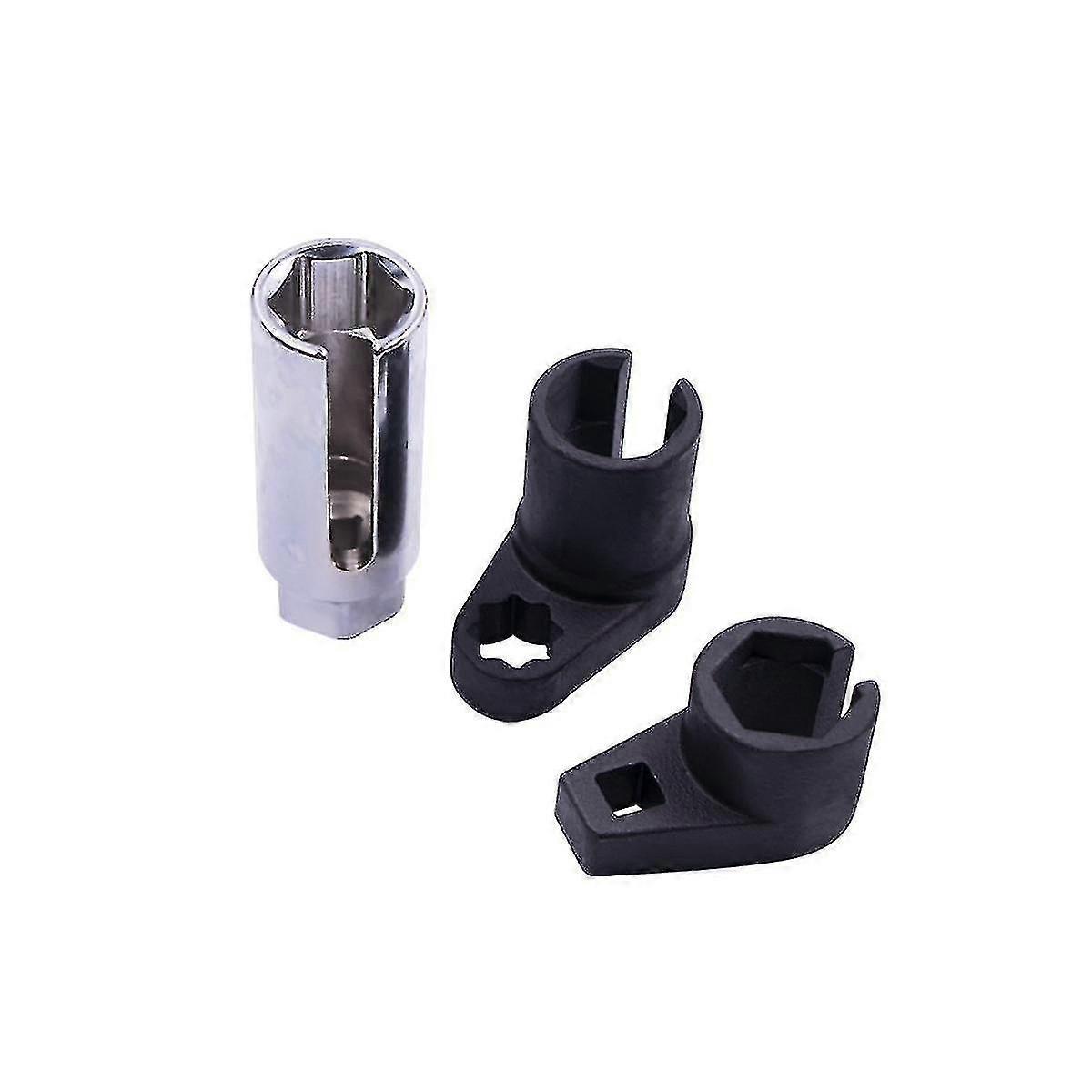Oxygen Sensor Remover Socket 22mm Sensor Socket Wrench 3 Pcs Wire Gate Accesses Sensor Side Prevent-dt