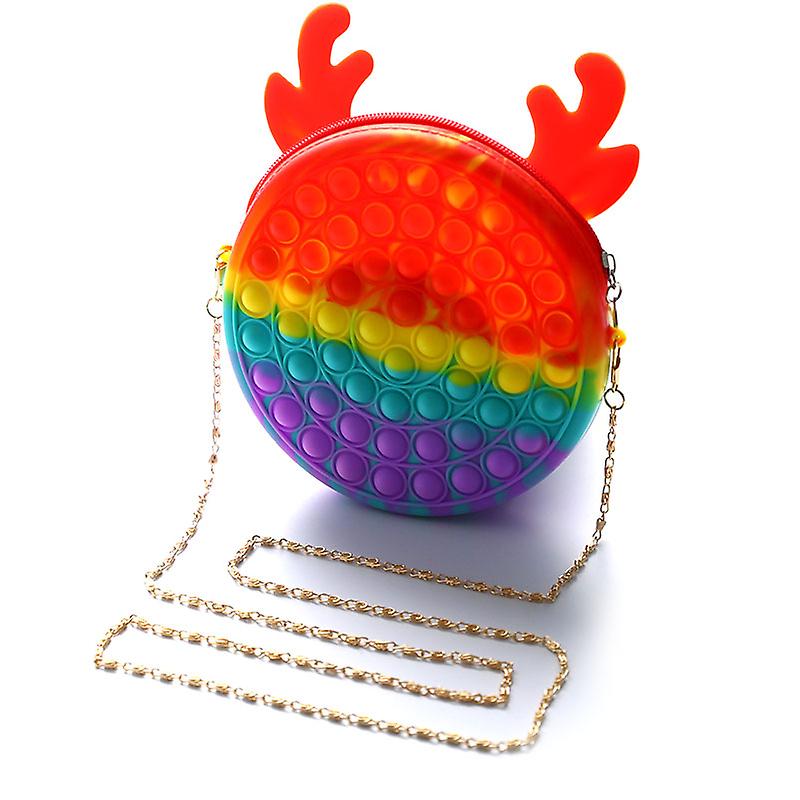 Pop Fidget Sensory Toy Fidget Shoulder Bag