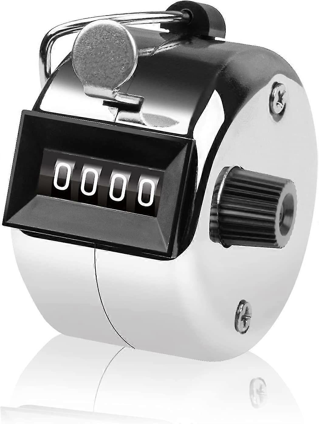 Click Counter 4 Digits - Metal Manual Counter - Clicker For Counting, Marking Golf