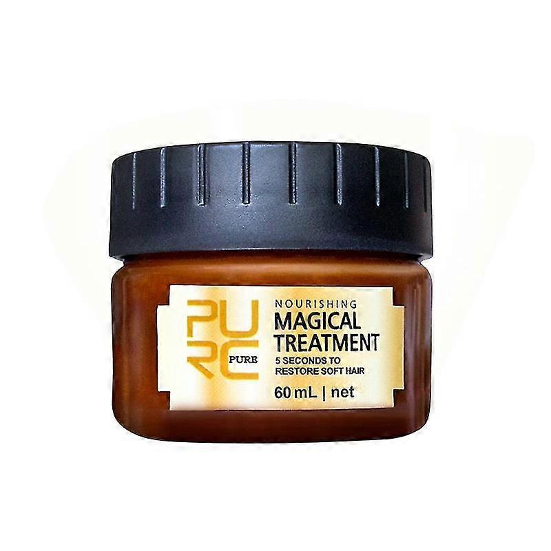 Purc 120ml Masque capillaire magique 5 secondes répare les dommages aux cheveux restaurer Soft Tw