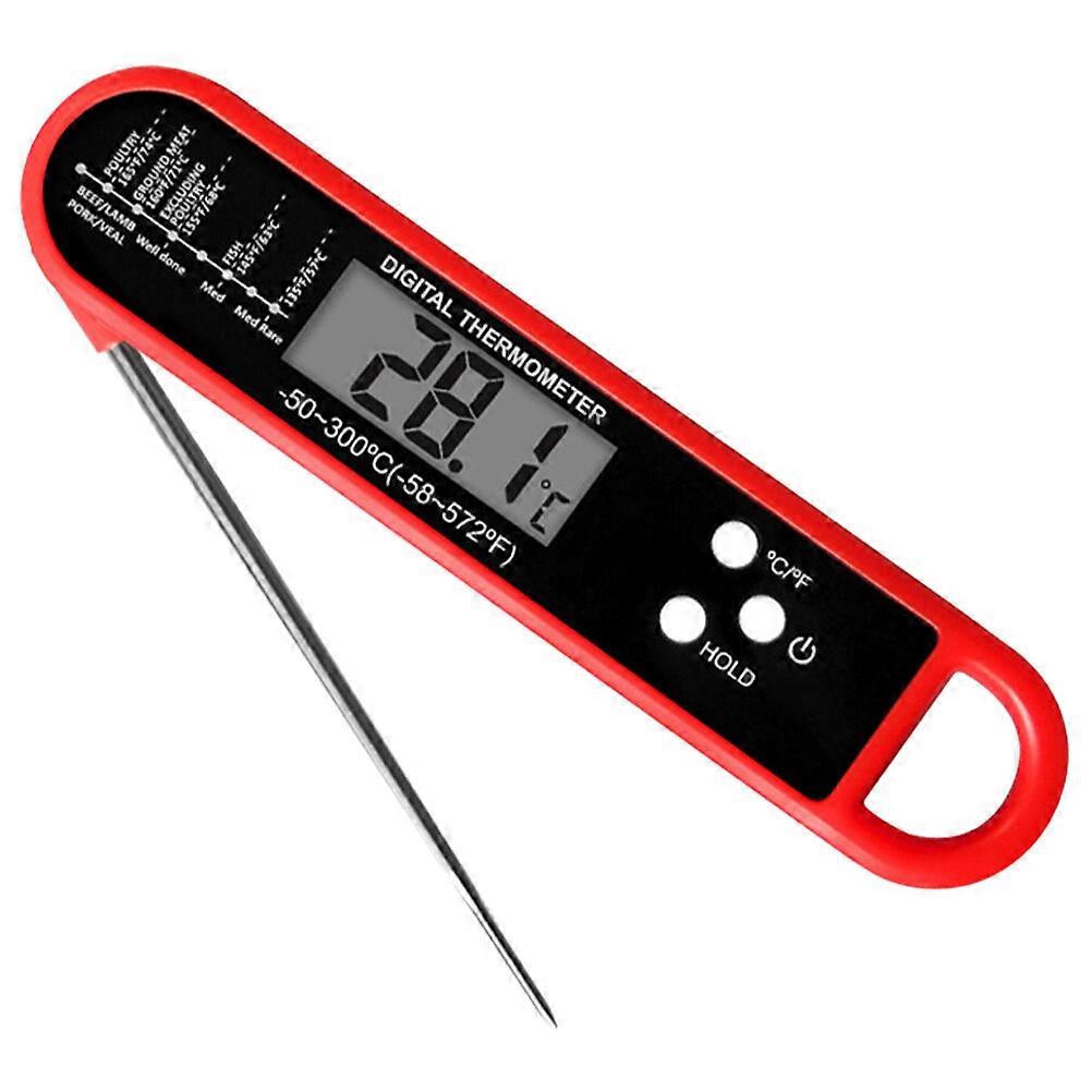 Digital kötttermometer Grillkötttermometer Air Fryer-termometer Matlagningstermometer Hopfällbar kötttermometer