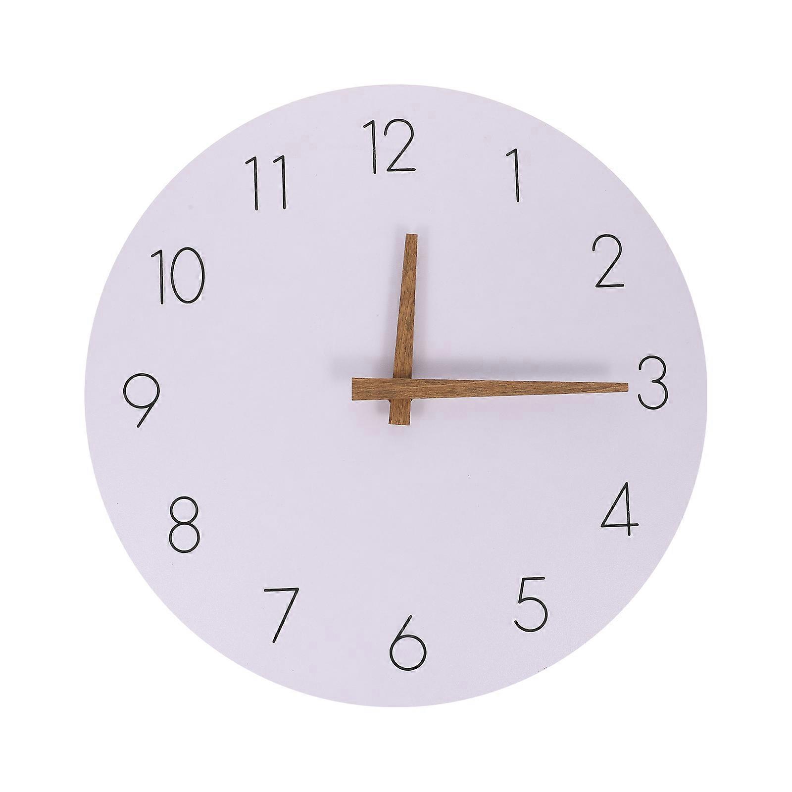 1pc Modern Style Wall Clock Creative Mute Hanging Clock Frameless Clock