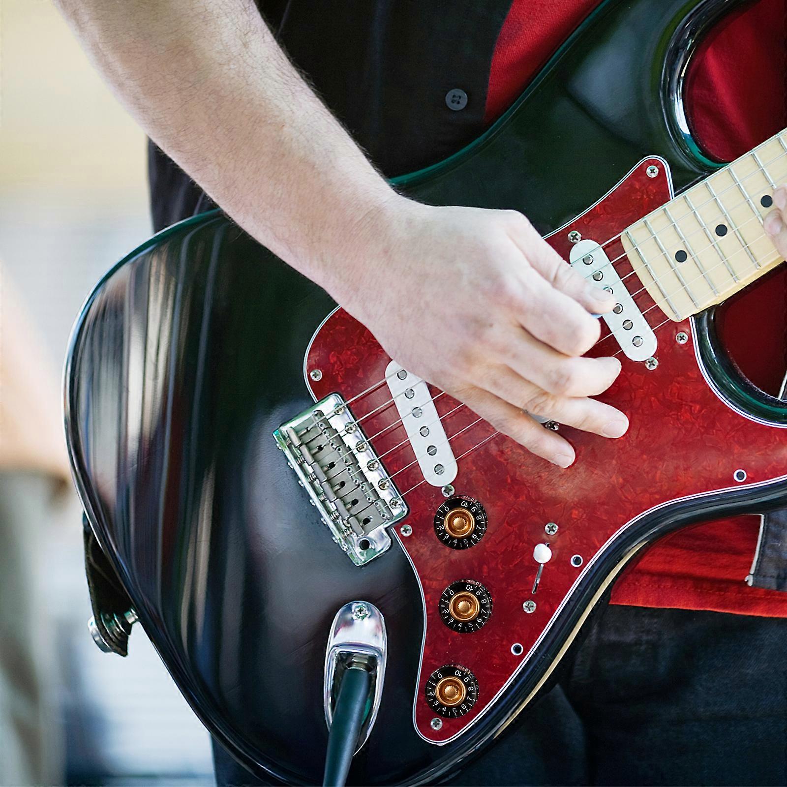 OULII 4pcs Electric Guitar Control Knobs Acrylic Speeds Knob Guitar Replacement Part Accessories