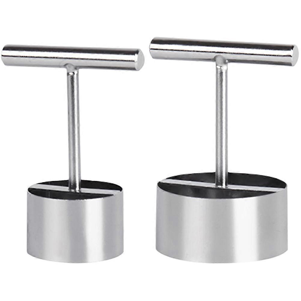 2Pcs Metal Fruit Corer Tools Ergonomic Pear Core Removers Fruit Hole Diggers Fruit Supply