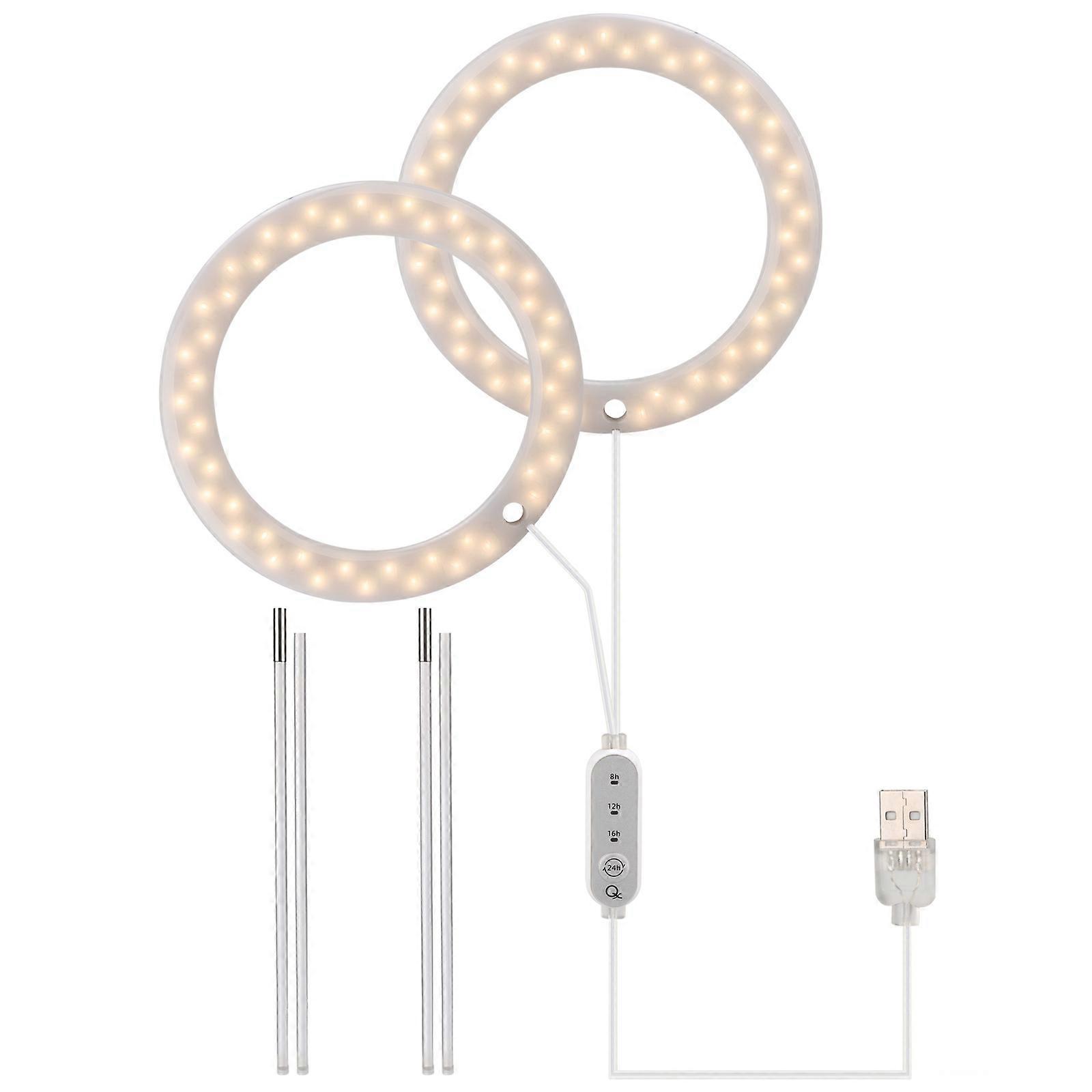 New Plant Grow Light, Full Spectrum Plant Light for Indoor Plants, LED Growing Lamp with Timer