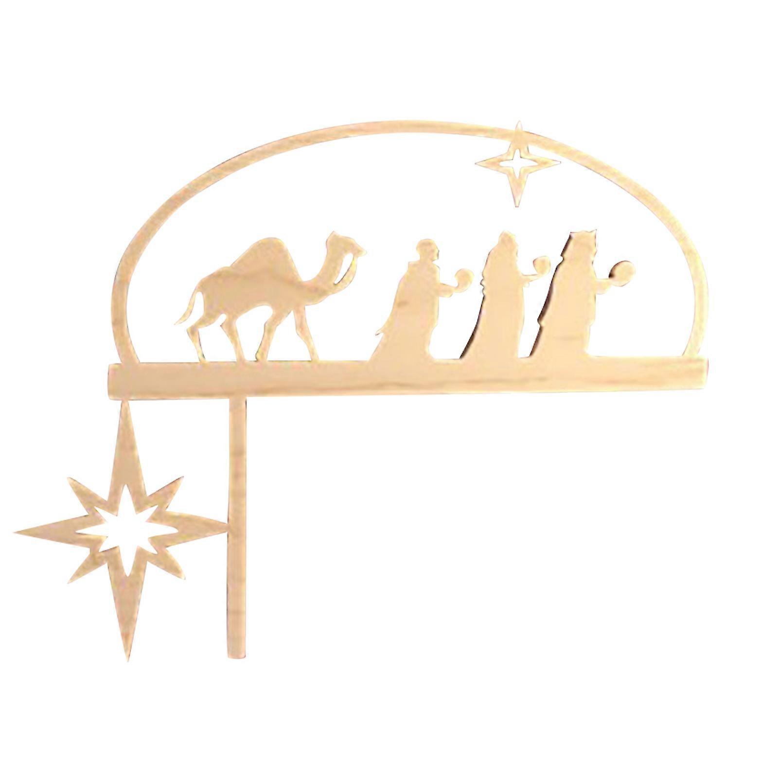 Christmas Door Frame, Nativity Door Frame Window Ornament, Background Banner for Xmas Door