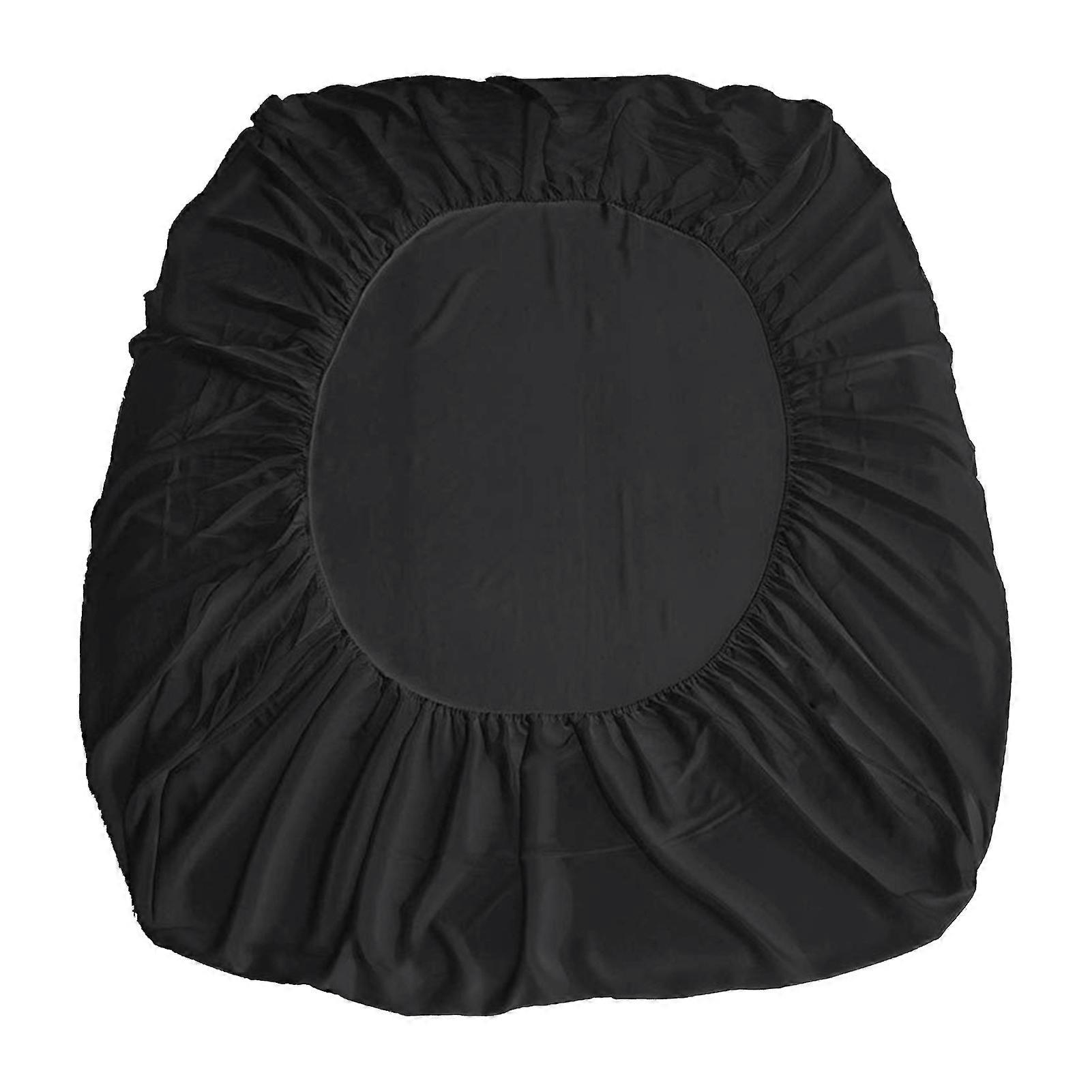 Drap-housse imperméable Housse de protection de matelas King Tissu respirant de couleur unie Facile à installer Housse de matelas King Size Protector Jikaix