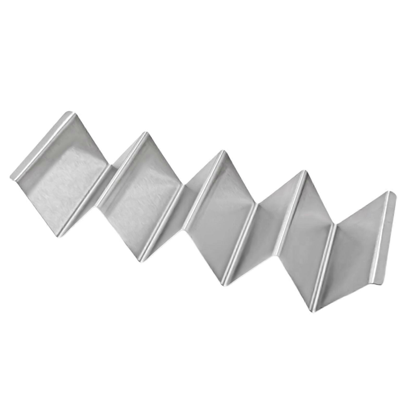 Taco Holders, Taco Stand, Stainless Steel Taco Holder, Each Can Hold 3 Tortillas, with Easy-Access Handle, Fits Microwave, Air Fryer and Oven